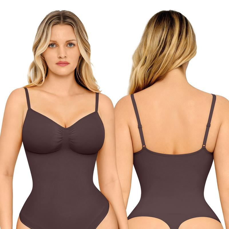 Feelingirl Seamless Covered Bust Jumpsuit Thong Bodysuit Fit Comfort Slimming Womenswear 1 Breathable Hip Tops Soft