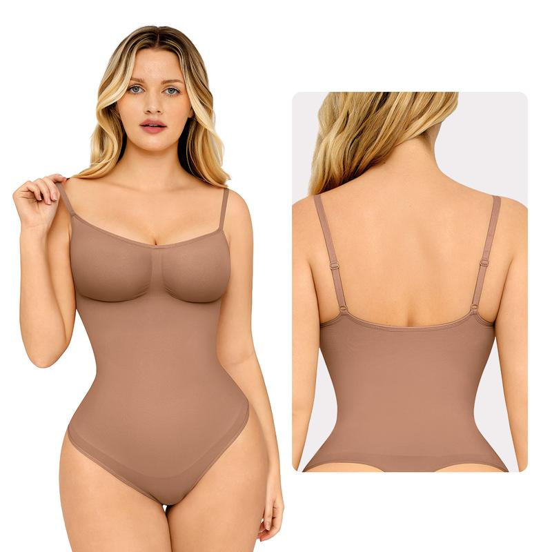 Feelingirl Seamless Covered Bust Jumpsuit Thong Bodysuit Fit Comfort Slimming Womenswear 1 Breathable Hip Tops Soft