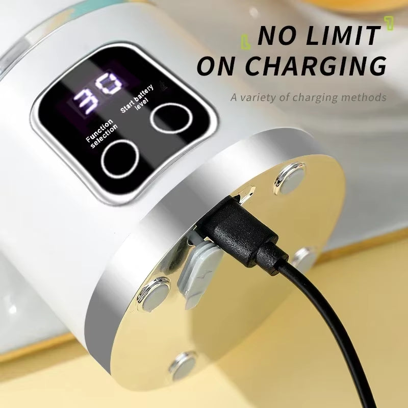 Electric Juicer Mini Portable Blender 8 Blades Fruit Mixers Extractors Multifunction Juice Maker Machine Blender Smoothies Mixer