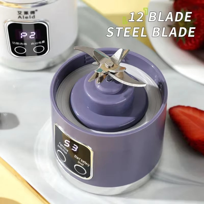 Electric Juicer Mini Portable Blender 8 Blades Fruit Mixers Extractors Multifunction Juice Maker Machine Blender Smoothies Mixer