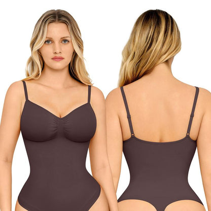 Feelingirl Seamless Covered Bust Jumpsuit Thong Bodysuit Fit Comfort Slimming Womenswear 1 Breathable Hip Tops Soft