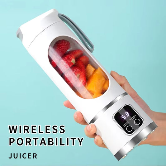 Electric Juicer Mini Portable Blender 8 Blades Fruit Mixers Extractors Multifunction Juice Maker Machine Blender Smoothies Mixer