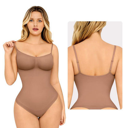 Feelingirl Seamless Covered Bust Jumpsuit Thong Bodysuit Fit Comfort Slimming Womenswear 1 Breathable Hip Tops Soft