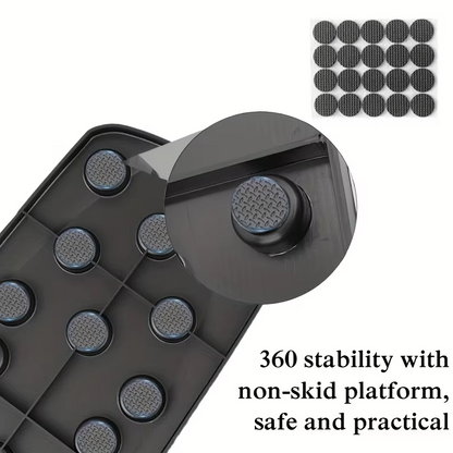 Push-Up Board Set Portable Multifunctional Push-Up Bar Foldable Fitness Equipment for Chest Abdomen Arms/Back Training