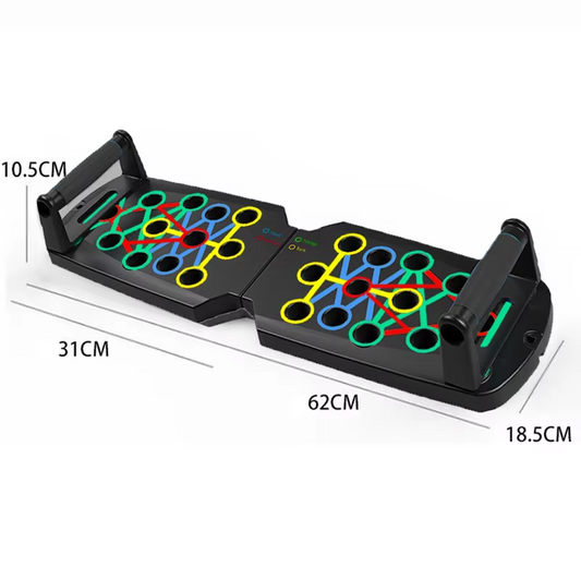 Push-Up Board Set Portable Multifunctional Push-Up Bar Foldable Fitness Equipment for Chest Abdomen Arms/Back Training